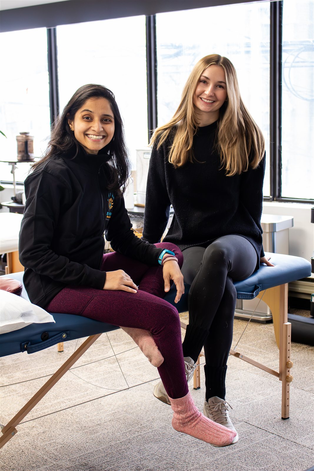 Dr. Foram Patel and Dr. Lauren Coar together in the clinic